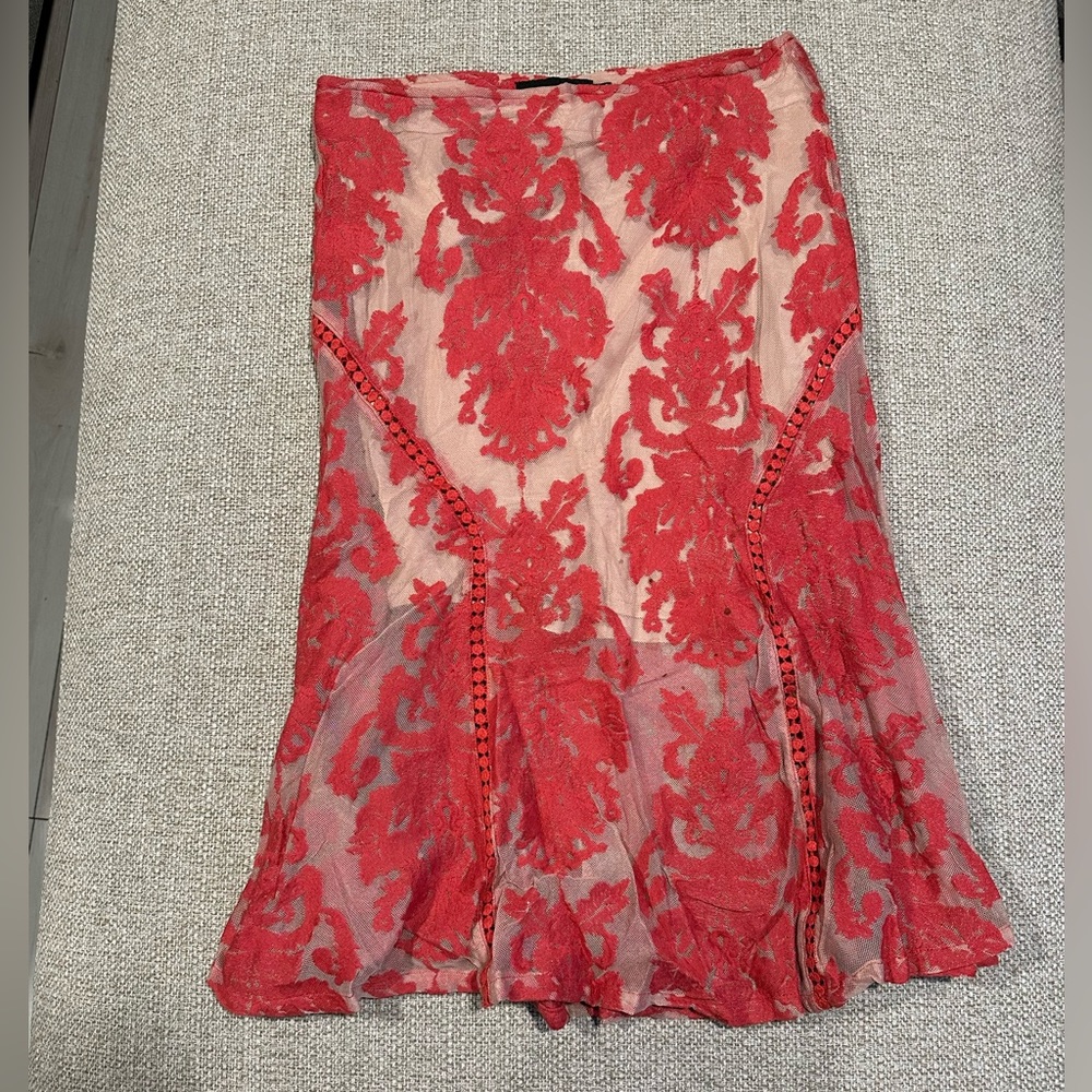 Minkpink Midi Lined Skirt